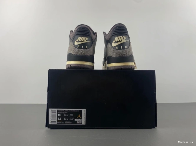 FZ4811-001 Black Manière Ma A Jordan 3  Retro 1210